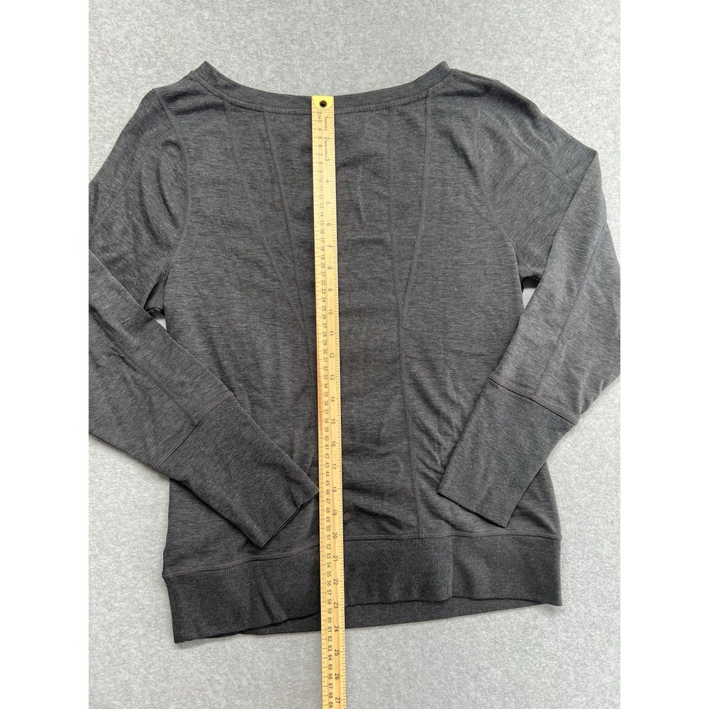 Mondetta Performance Gear MPG Women's Sz M Pouch Pocket Sweatshirt Grey Wool - Picture 10 of 12